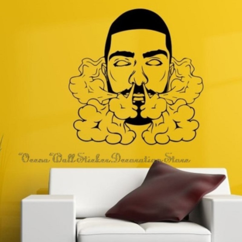 Наклейка на стену для курения  – обзор и цена Vaping Store